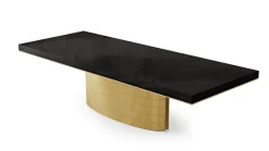 Md work Tavolo in metallo rettangolare Tavolo luxury gold italian table in offerta outlet- Tavoli