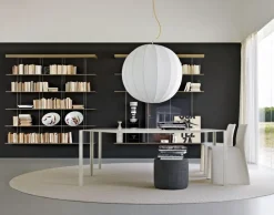 Tavolo in metallo rettangolare Less less in Offerta Outlet^Molteni & C