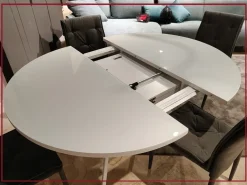 Connubia Tavolo in offerta outlet modello Giove cb-4739 d120 di- Tavoli