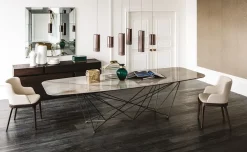 Cattelan Italia Tavolo in offerta outlet modello Gordon keramik di- Tavoli