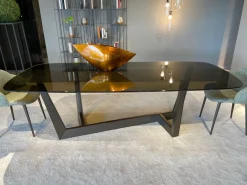 Tavolo in vetro , design Art. Offerta Outlet.^Bonaldo
