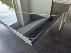 Best Tavolo in vetro rettangolare Random marble a prezzo scontato Tavoli