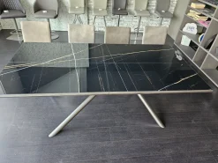 Best Tavolo in vetro rettangolare Random marble a prezzo scontato Tavoli