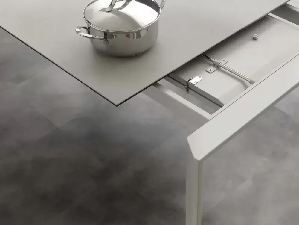 Tavolo in vetro rettangolare 08 in offerta outlet^Artigianale Hot