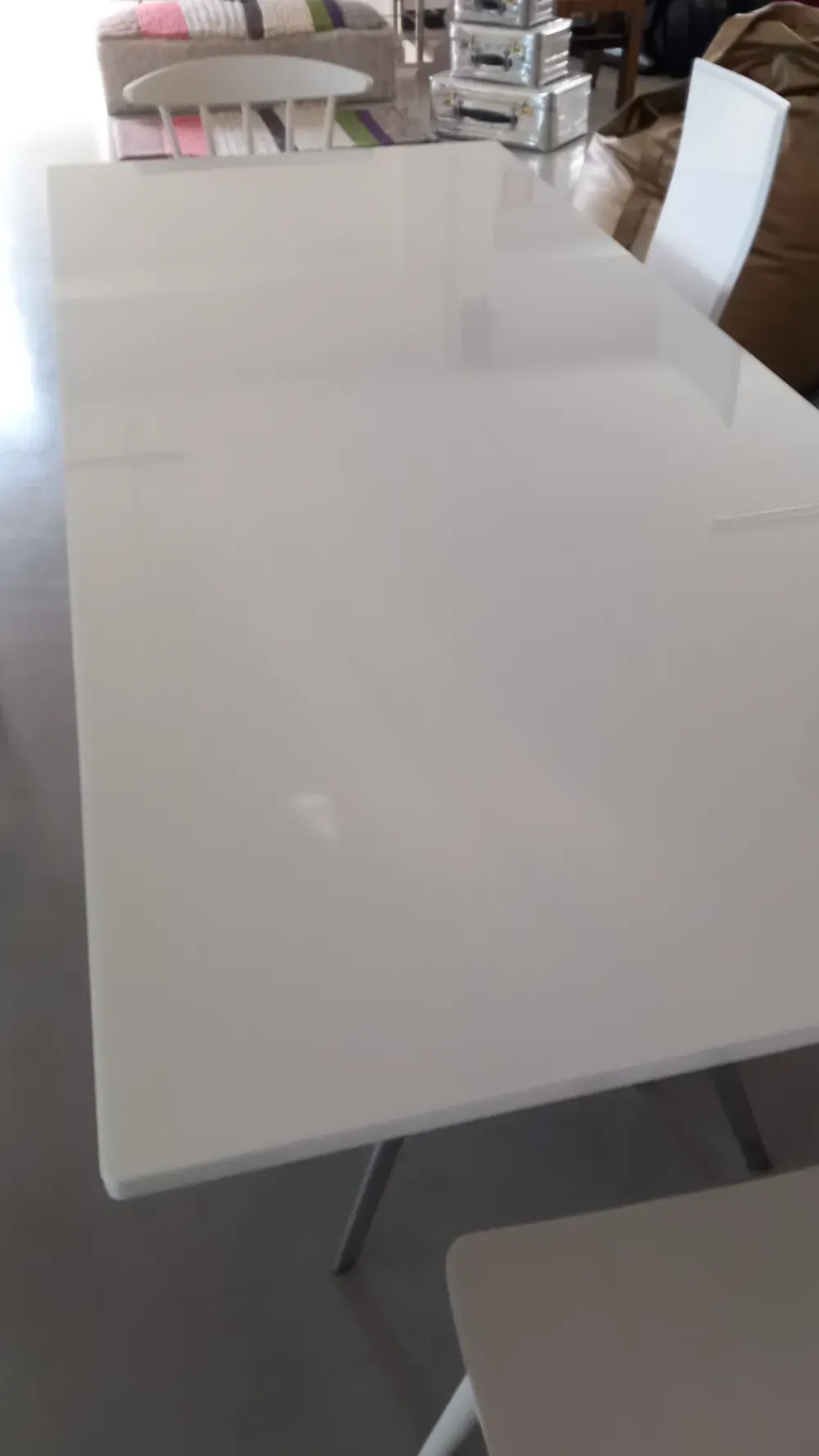 Online Tavolo in vetro rettangolare Baguette in offerta outlet Tavoli