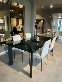 New Tavolo in vetro rettangolare Frame in offerta outlet Tavoli