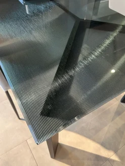 New Tavolo in vetro rettangolare Frame in offerta outlet Tavoli