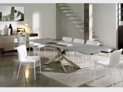 Outlet Tavolo in vetro rettangolare Artistico in offerta outlet Tavoli