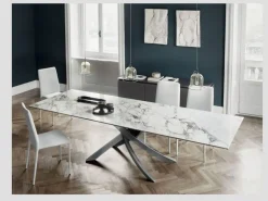 Outlet Tavolo in vetro rettangolare Artistico in offerta outlet Tavoli