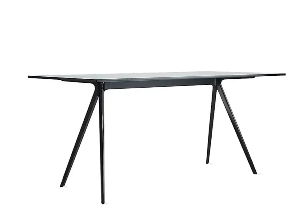 Clearance Tavolo in vetro rettangolare Tavolo baguette 90x180 piano in cristallo in offerta outlet Tavoli