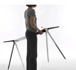 Clearance Tavolo in vetro rettangolare Tavolo baguette 90x180 piano in cristallo in offerta outlet Tavoli