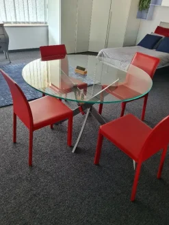 New Tavolo in vetro rotondo Barone a prezzo scontato Tavoli