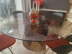 Nature Design Tavolo in vetro rotondo Blur a prezzo ribassato- Tavoli