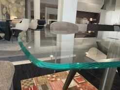 Compar Tavolo in vetro sagomato Tavolo esse a prezzo scontato- Tavoli