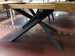 Sale Tavolo Intreccio in legno Allungabile scontato 54% Tavoli