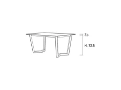 Tavolo Filippo PREZZI OUTLET^La Primavera Sale