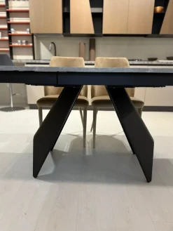 Outlet Tavolo Luxor in laminato Rettangolare allungabile scontato 35% Tavoli