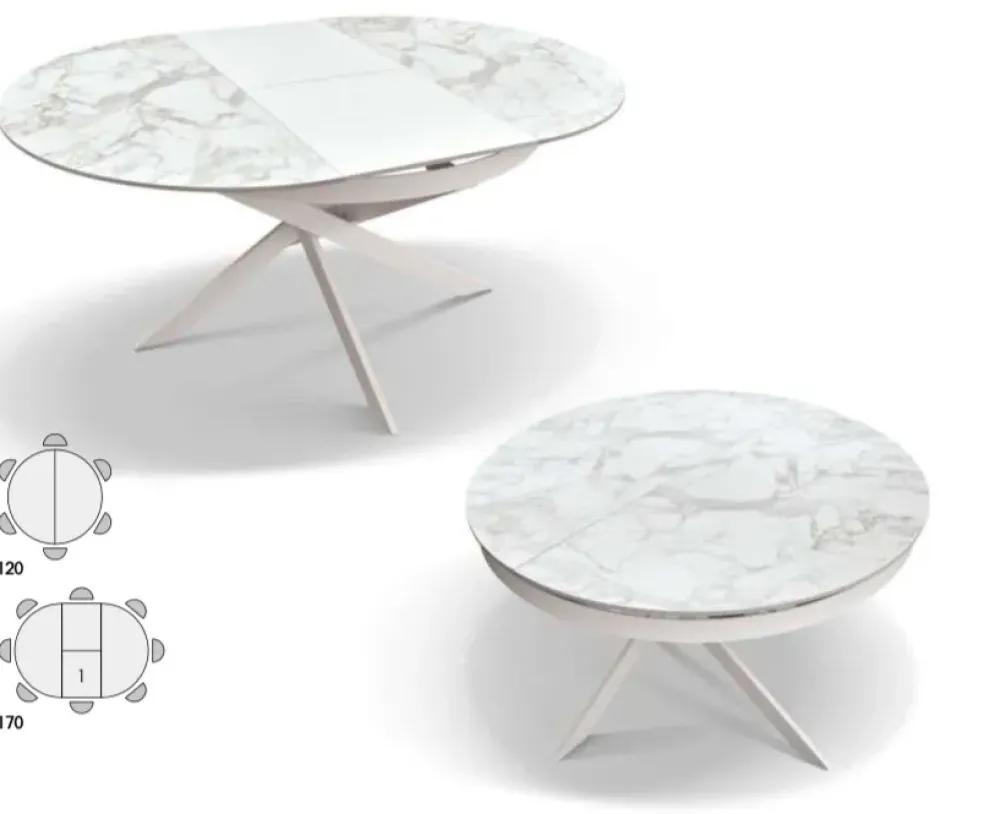 Tavolo Rondò t PREZZI OUTLET -51% Tavoli