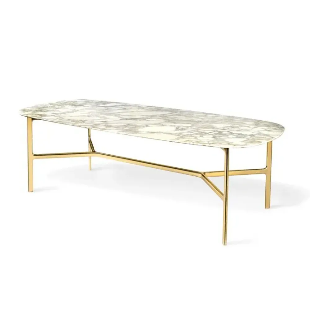 Md work Tavolo Table luxury calacatta ottone PREZZI OUTLET- Tavoli