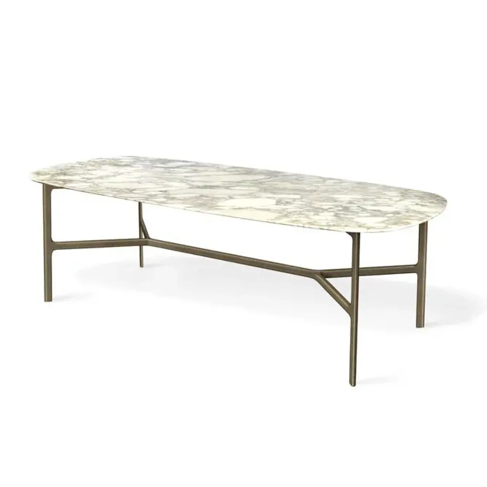 Md work Tavolo Table luxury calacatta ottone PREZZI OUTLET- Tavoli
