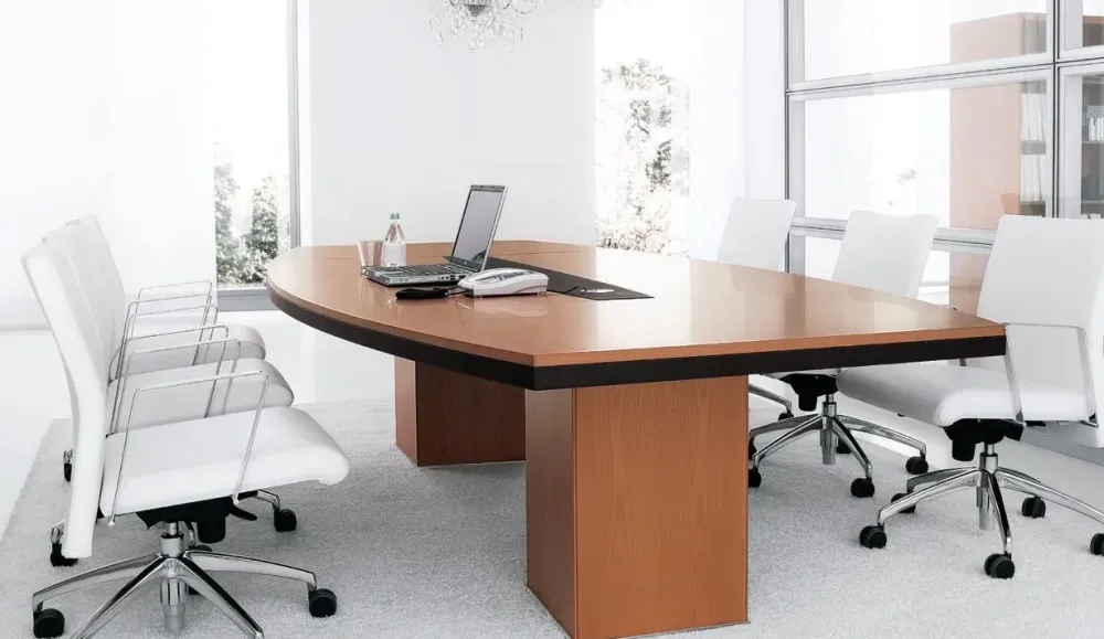 Tavolo Tavolo da riunione con passacavi PREZZI OUTLET -35%^Md work Outlet