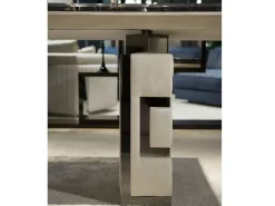 Clearance TAVOLO  Luxury italia nabuk e marmo SCONTATO a PREZZI OUTLET Tavoli