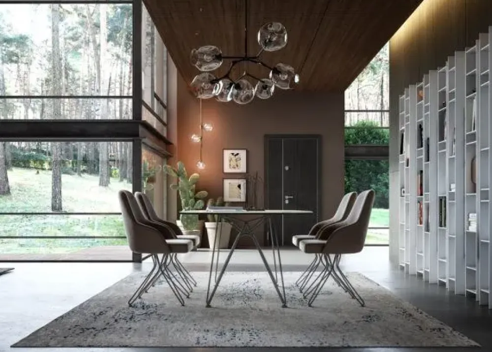 TAVOLO Tavolo pranzo fisso missisipi 51 vetro luxury made in italy SCONTATO a PREZZI OUTLET^Md work Outlet