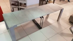 Outlet Tavolo Micro beton in legno Allungabile Tavoli