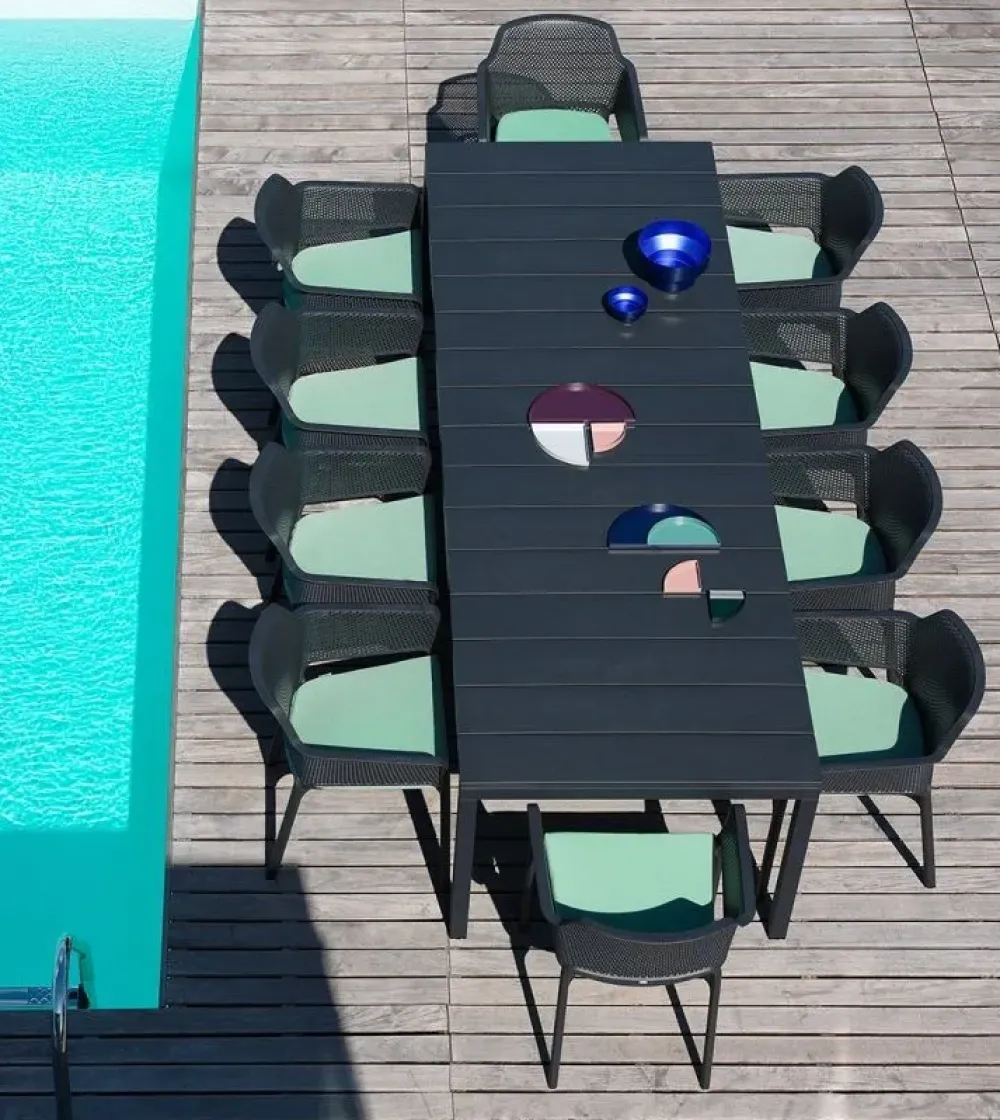 Nardi Tavolo modello Rio 210 ext a 280 piano resina per l'esterno a prezzo scontato- Tavoli Da Giardino