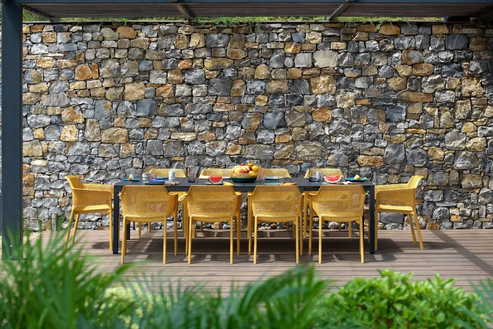 Nardi Tavolo modello Rio 210 ext a 280 piano resina per l'esterno a prezzo scontato- Tavoli Da Giardino