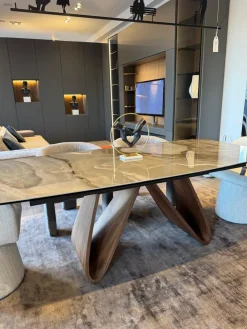 Tavolo Onda in ceramica Allungabile scontato 41%^Di Lazzaro New