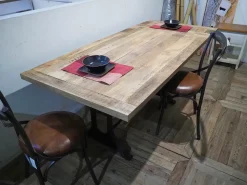 Outlet Etnico Tavolo Tavolo singer ghisa e lagno massello in offerta  PREZZI OUTLET- Tavoli