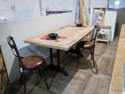 Outlet Etnico Tavolo Tavolo singer ghisa e lagno massello in offerta  PREZZI OUTLET- Tavoli