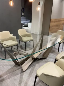 Tavolo ovale a quattro gambe Skorpio scontato^Cattelan Italia Best