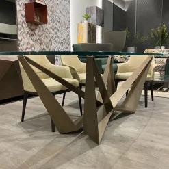 Tavolo ovale a quattro gambe Skorpio scontato^Cattelan Italia Best