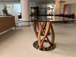Tavolo ovale in vetro Infinity di in Offerta Outlet^Porada Outlet