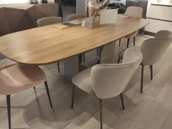 Tavolo ovale Twins  di a prezzo riservato^Calligaris Discount