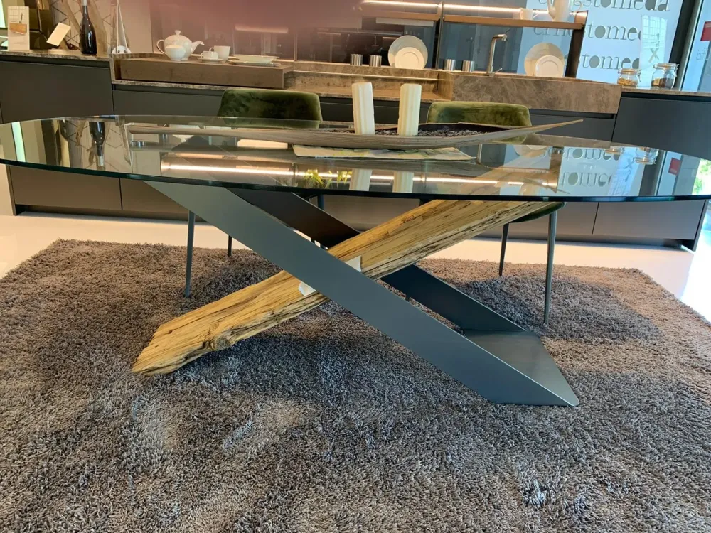 Outlet Tavolo ovale X di a prezzo riservato Tavoli