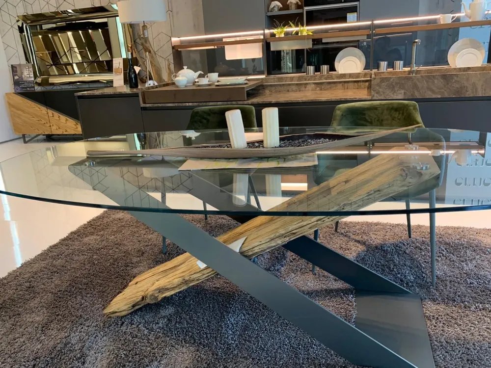 Outlet Tavolo ovale X di a prezzo riservato Tavoli