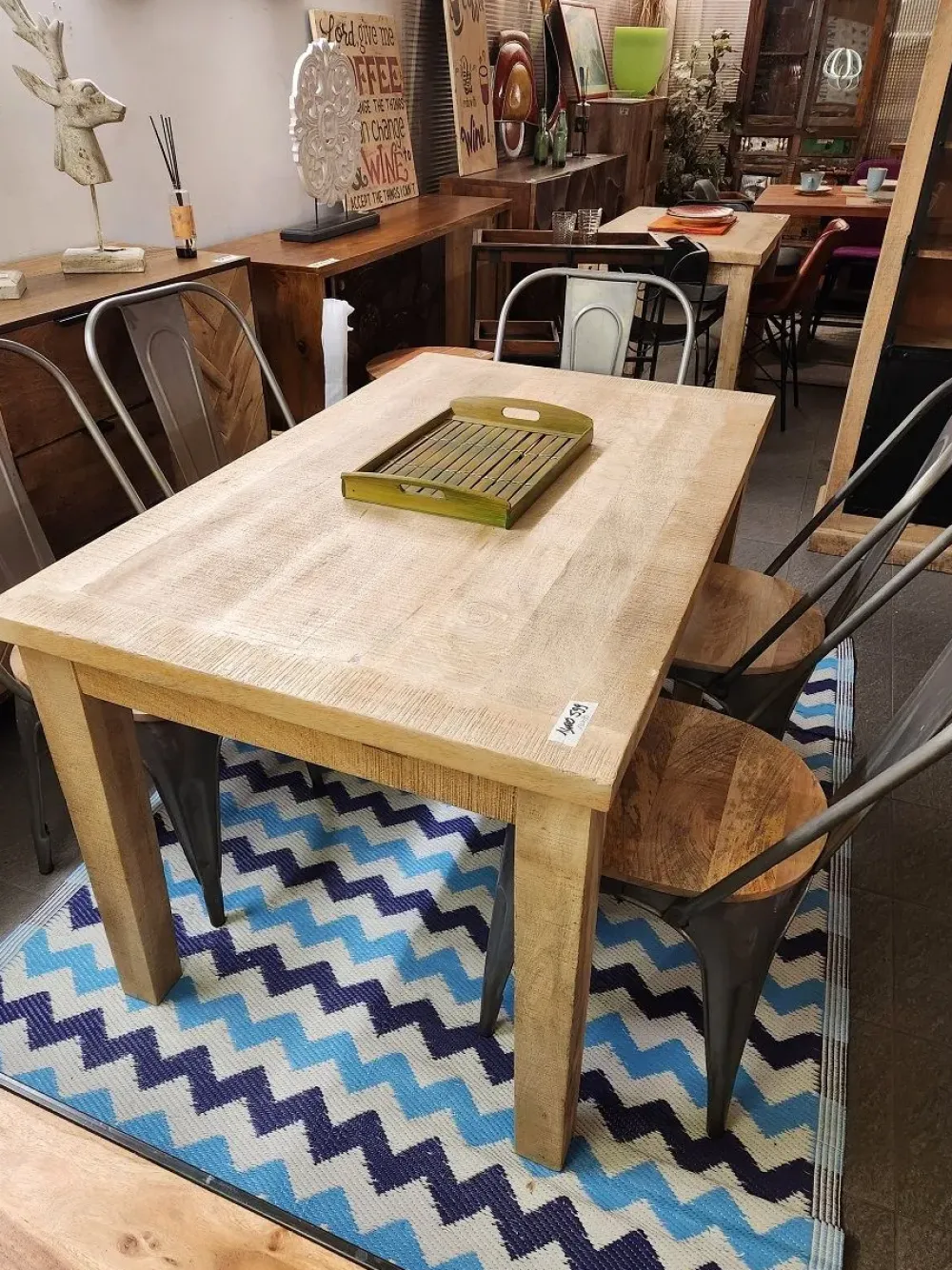 Tavolo Paqo in vero legno massello di mango, allungabile. , prezzo scontato! Tavoli