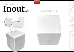 Tavolo per l'esterno Inout 42 a prezzo ribassato^Gervasoni Discount