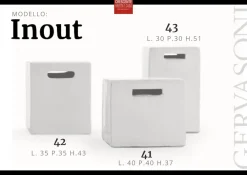 Tavolo per l'esterno Inout 42 a prezzo ribassato^Gervasoni Discount