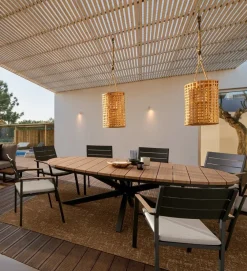 Tavolo per l'esterno modello Tavolo zelmar con 6 poltroncine con forte sconto^Bizzotto Clearance