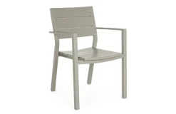 Tavolo per l'esterno Tavolo skipper tortora con 6 poltroncine shark tortora a prezzo scontato^Bizzotto Discount