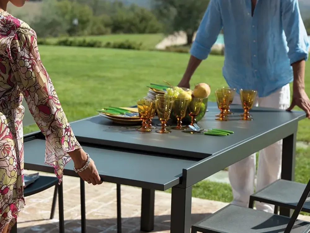 Online Tavolo per l'esterno Tavolo sofy allungabile da 100 a 200 cm a prezzo ribassato Tavoli Da Giardino