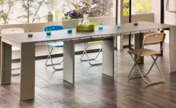 New Tavolo Pinocchio consolle bianca in laccato Consolle Tavoli