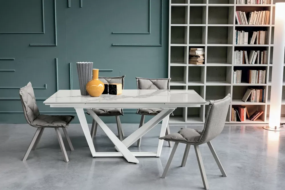 Tavolo Priamo in ceramica Allungabile^Collezione esclusiva New