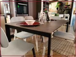 Tavolo quadrato allungabile in altri materiali SCONTATO^Connubia