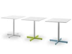 Point House Tavolo quadrato con basamento centrale Bistrot scontato- Tavoli