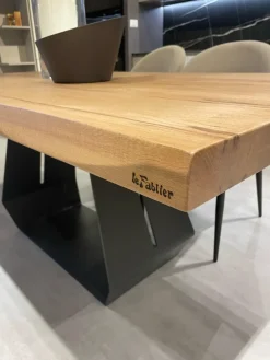 Tavolo quadrato in legno Tavolo bangkok di in Offerta Outlet^Le Fablier Hot